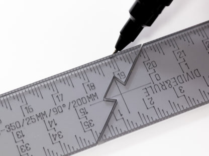 Dovetail Rule 200/350mm - Technical