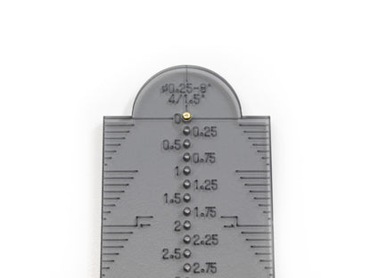 Imperial Circle Tool & Rule 0.25-4"Ø - Technical